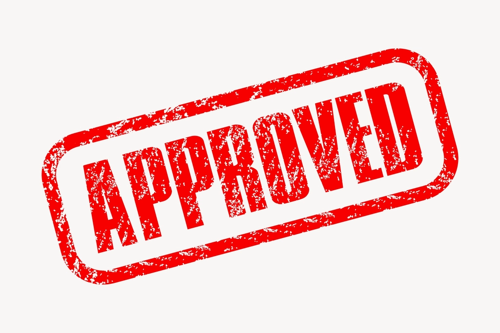 approved stamp